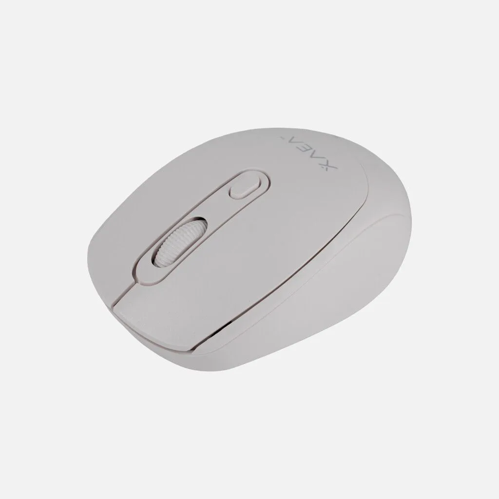 Mouse Inalambrico + Bt Recargable MODX-00DV – Xaea – Blanco
