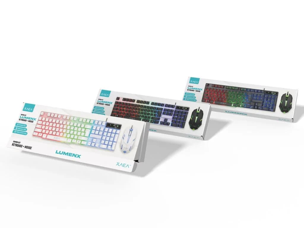Combo Gamer MODX-054 Lumenx – Xaea – Blanco