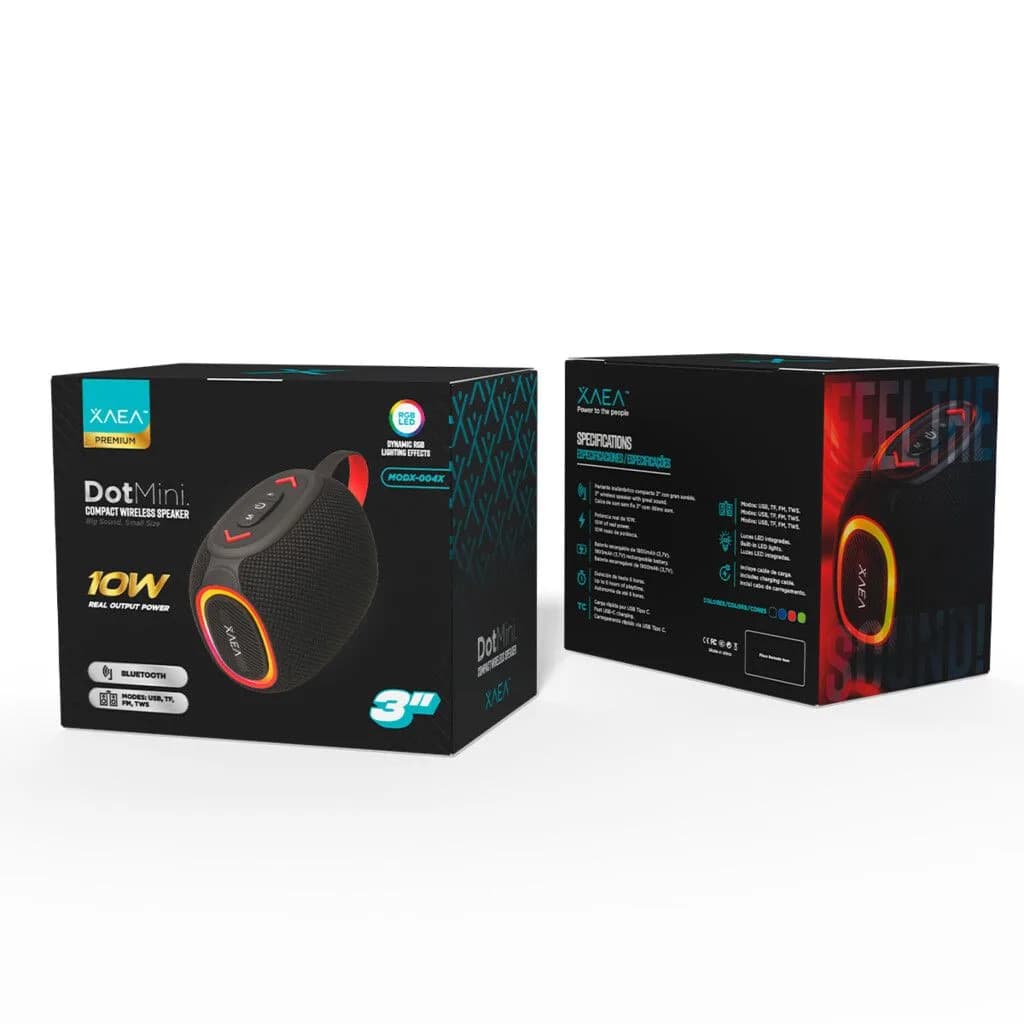 Parlante 3” Dot Mini – MODX-004X – Xaea – Negro