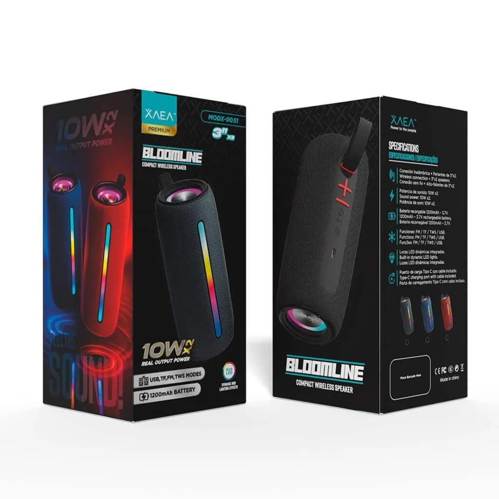 Parlante 3” Bloomline – MODX-0051 – Xaea – Negro