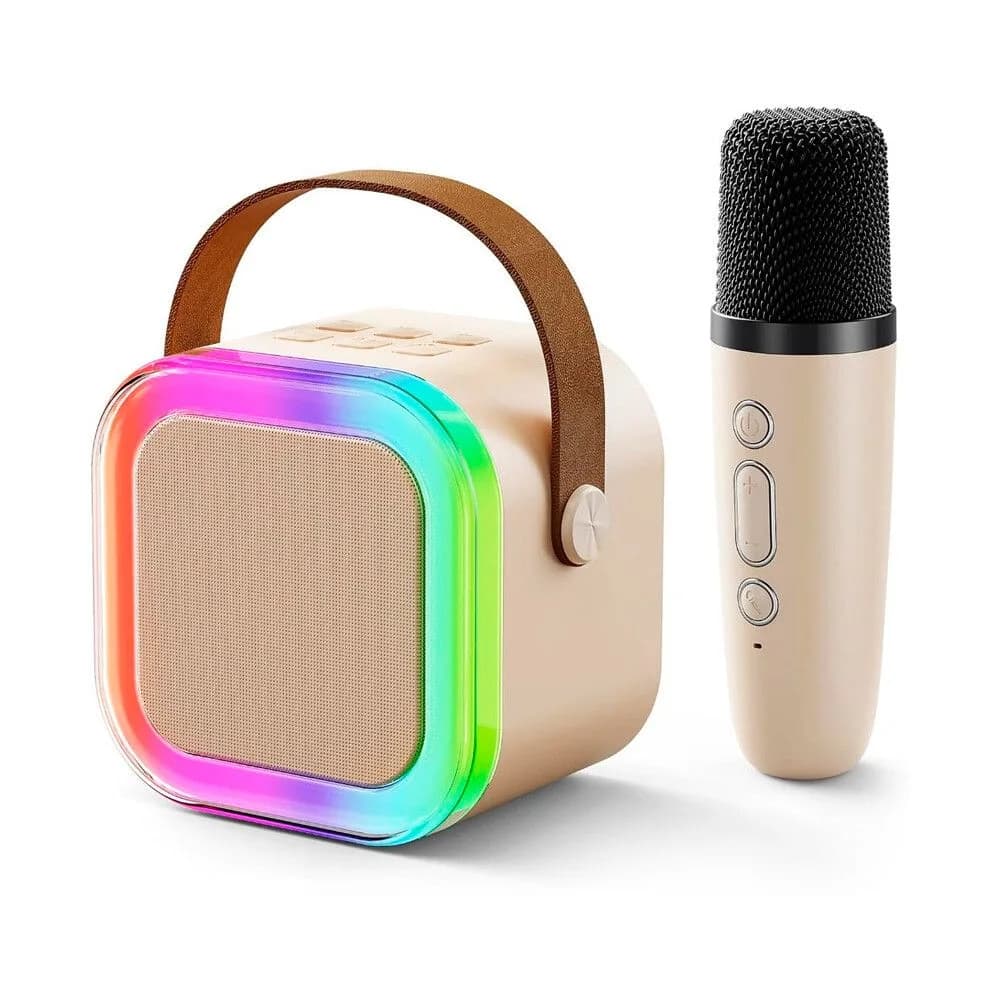 Parlante 3” con Mic Mini – MODS-901 Lumi – Stock – Blanco