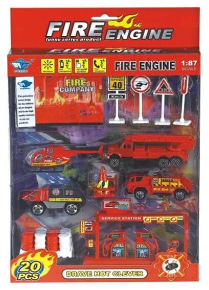 Set Autitos + Accesorios ATRZ-002 – Zumo – Bomberos