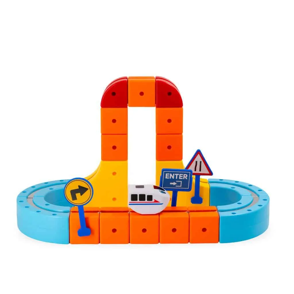 Pista de Tren Magnetica Multiformas PDAZ-013 – Zumo